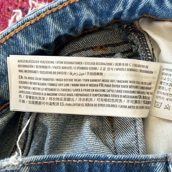 Abercrombie & Fitch | Women’s medium blue Curve Love The Dad High Rise Jeans, 27 - Picture 2 of 15